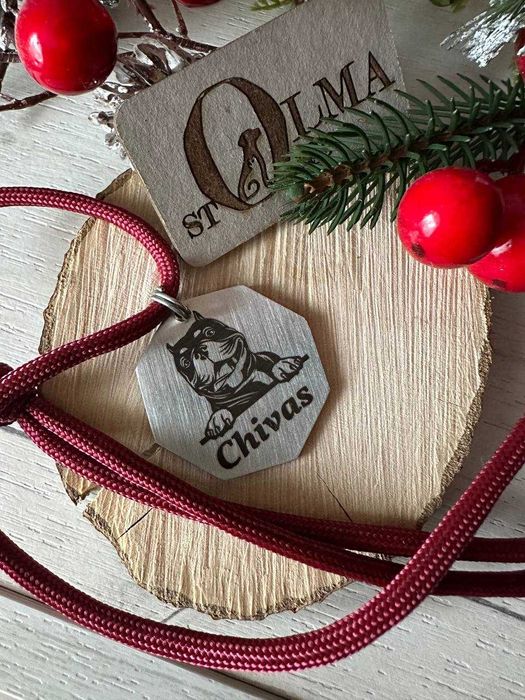 Жетон адресники для собак та котів, жетон для тварин