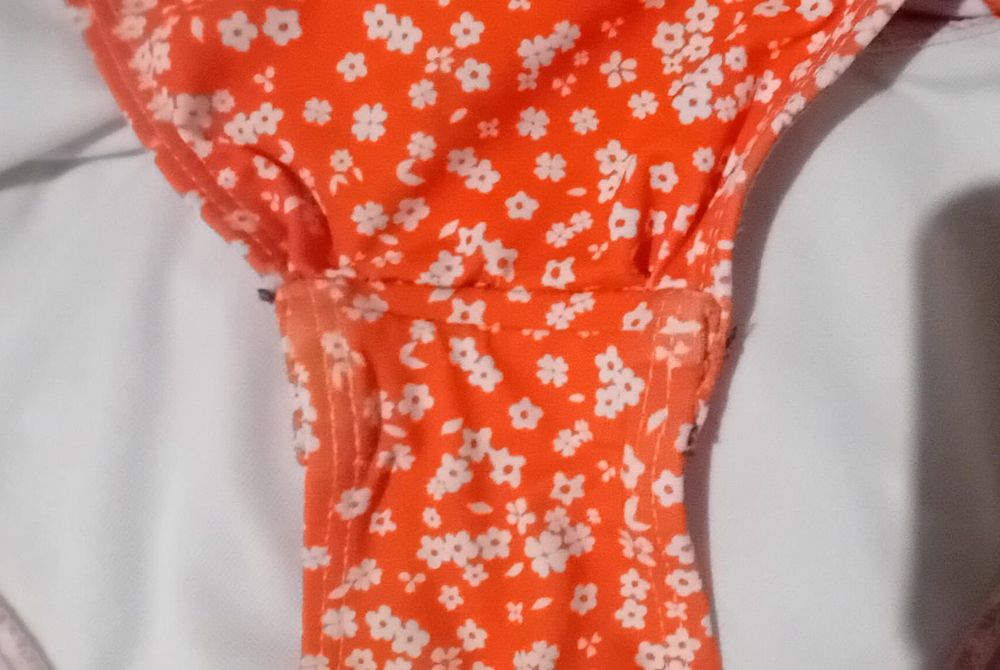 Biquíni Laranja Estampado