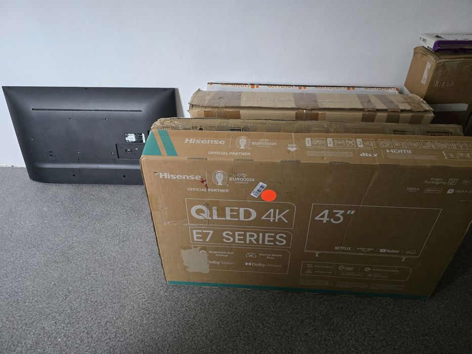 Nowe telewizory ze zbitymi matrycami za 10% wartości rynkowek