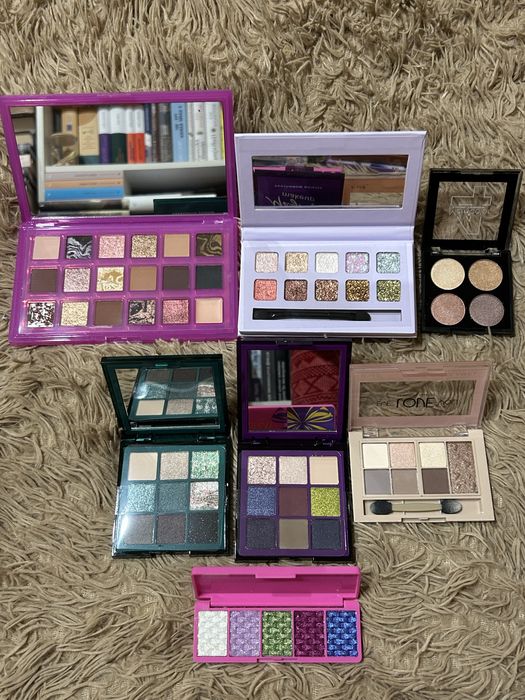 Продам палетки тіней для очей (Lamel, Eveline, Glambee, LCF)