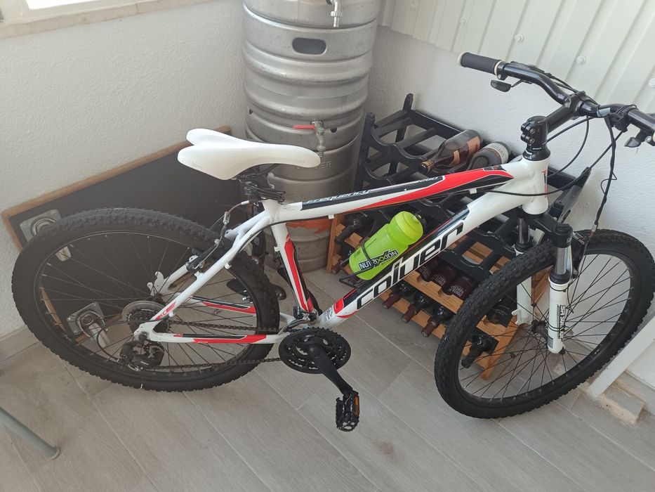 Bicicleta de marca coluer roda 26, 21 velocidades quadro em alumínio