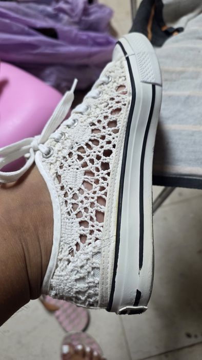 Tenis all star em renda tam 37