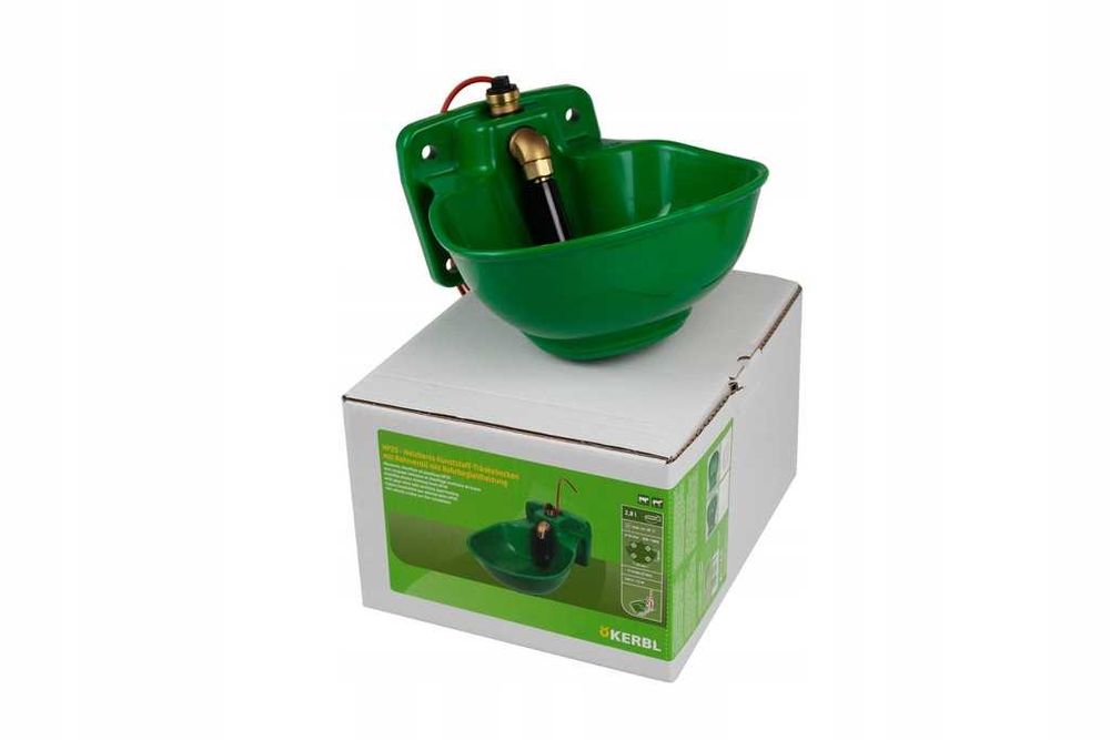 Poidło na zimę dla bydła i koni HP20 podgrzewane z zaworem rurowym