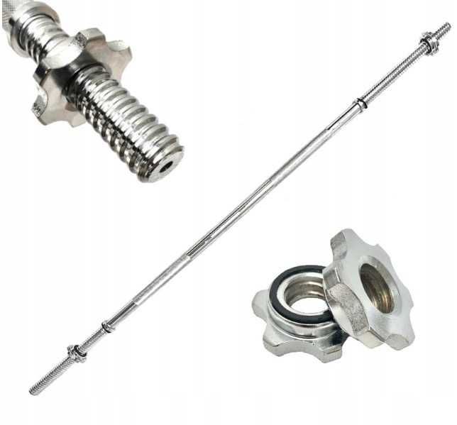 Gryf prosty stalowy sztanga 150 cm 25 mm