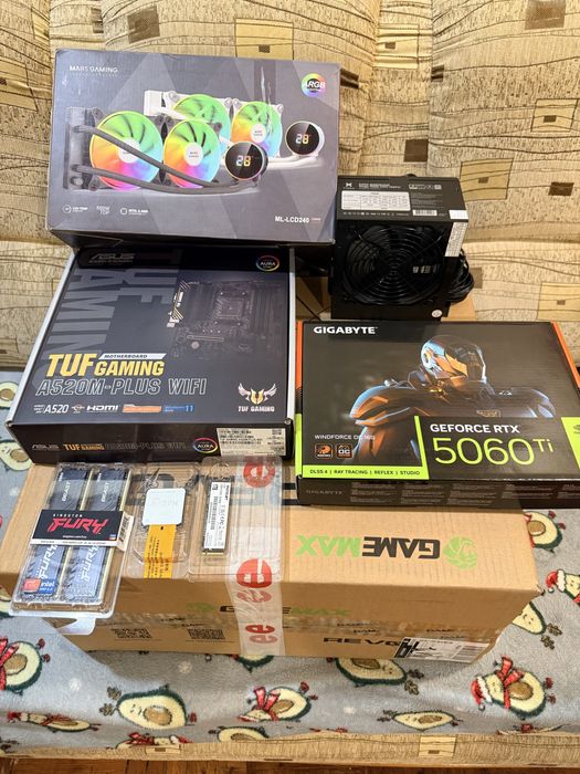 Компьютер TUF Gaming AMD Ryzen X3D+32ddr+ssd 1tb m2+RTX 5060 ti 16gb