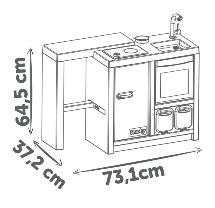 Кухонний острів кухня Скандинавський стиль SMOBY 7600312601