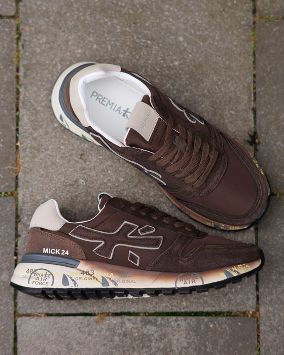 Кросівки Premiata Mick 24 Brown premium | Кроссовки чоловічі