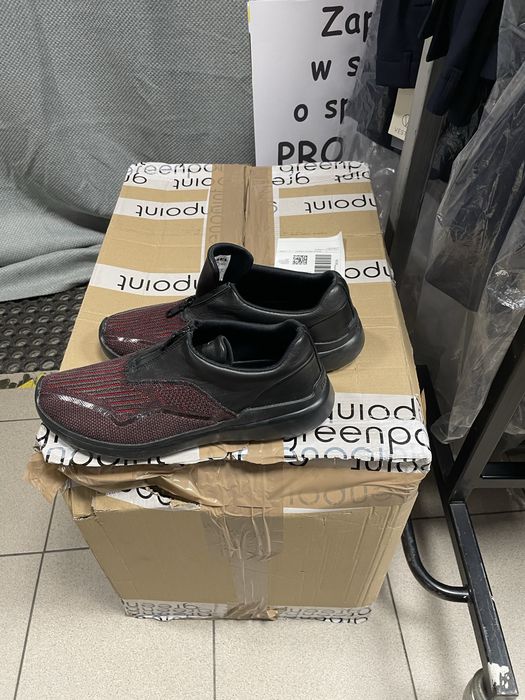 Buty sportowe meskie diesel - skora / material
