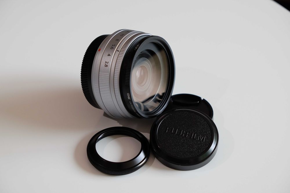 Objectiva Fujinon XF 23mm 1:2.8 como nova + extras