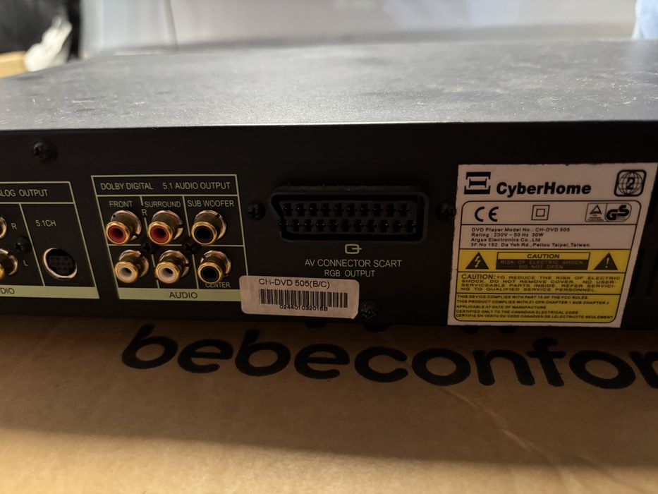 Leitor DVD CyberHome CH-DVD 505