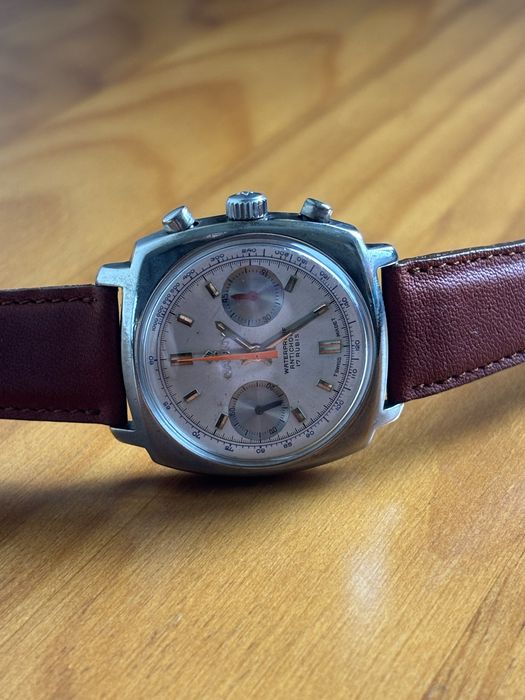 Cauny cronografo mecanico corda manual