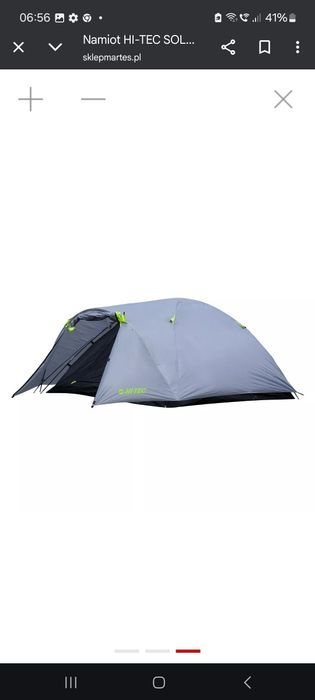 Namiot solar pro 4  hi-tec nowy
