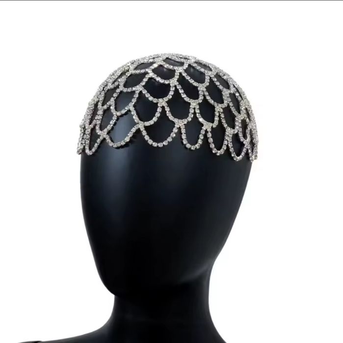 Украшение на голову волосы шапка шапочка с камней