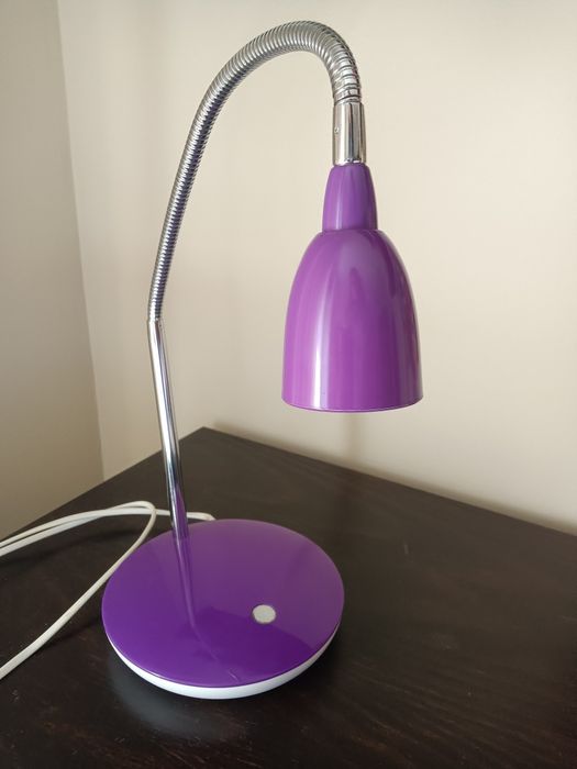 Candeeiro de Secretária Roxo Flexível