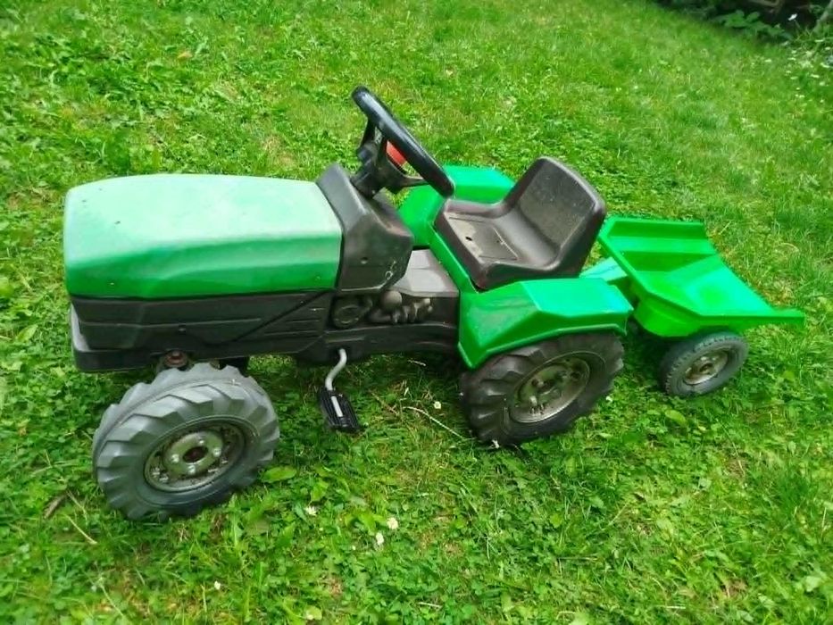 traktor zabawka zielony dla chłopca lub dziewczynki