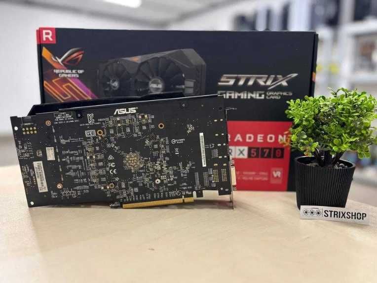 Відеокарта ASUS AMD RADEON RX 570 4GB STRIX Б/в + Гарантія 3 місяці