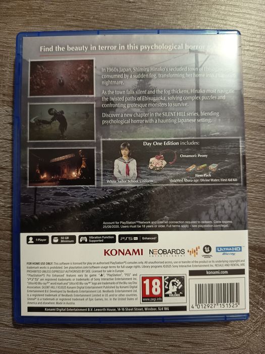 Silent hill f  PlayStation 5