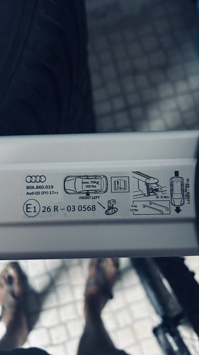 Barras Tejadilho Audi Q5 Originais