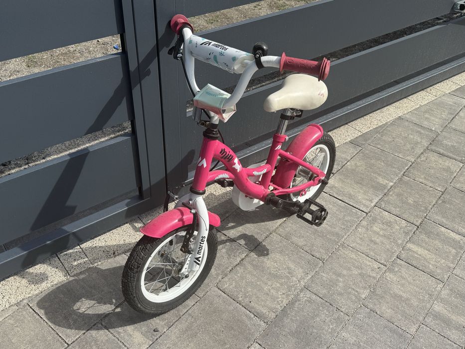 Rower dziecięcy Martes MIA 12” różowy – bardzo dobry stan