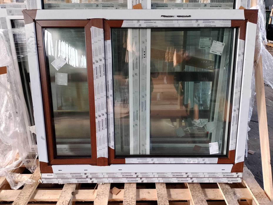Okno PCV Salamander trzyszybowe 1750x1330