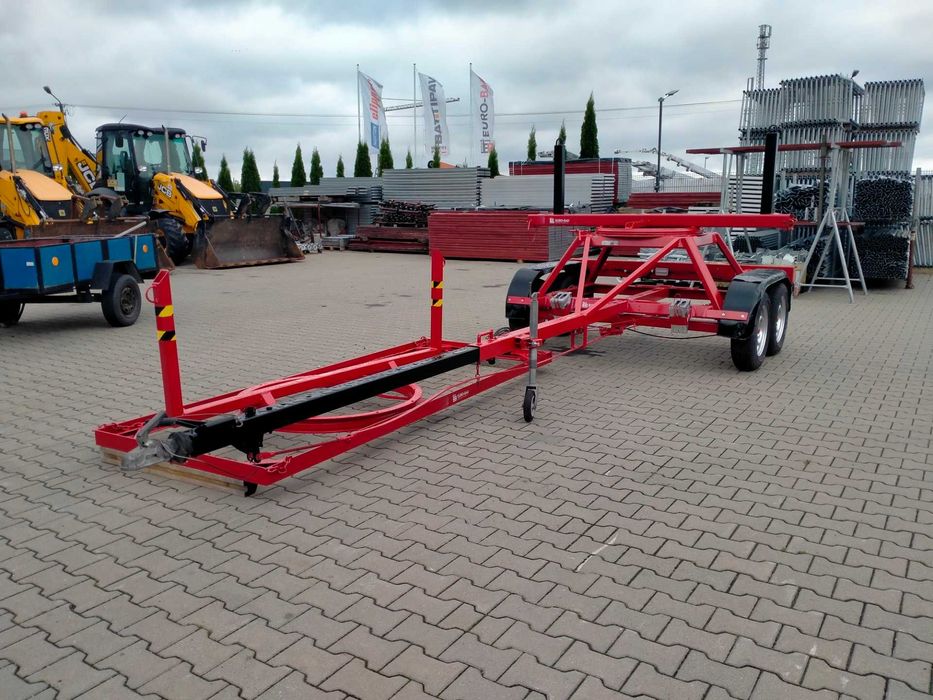 Przyczepa dłużycowa dłużyca EIGENBAU do stali drutu słupów A/3