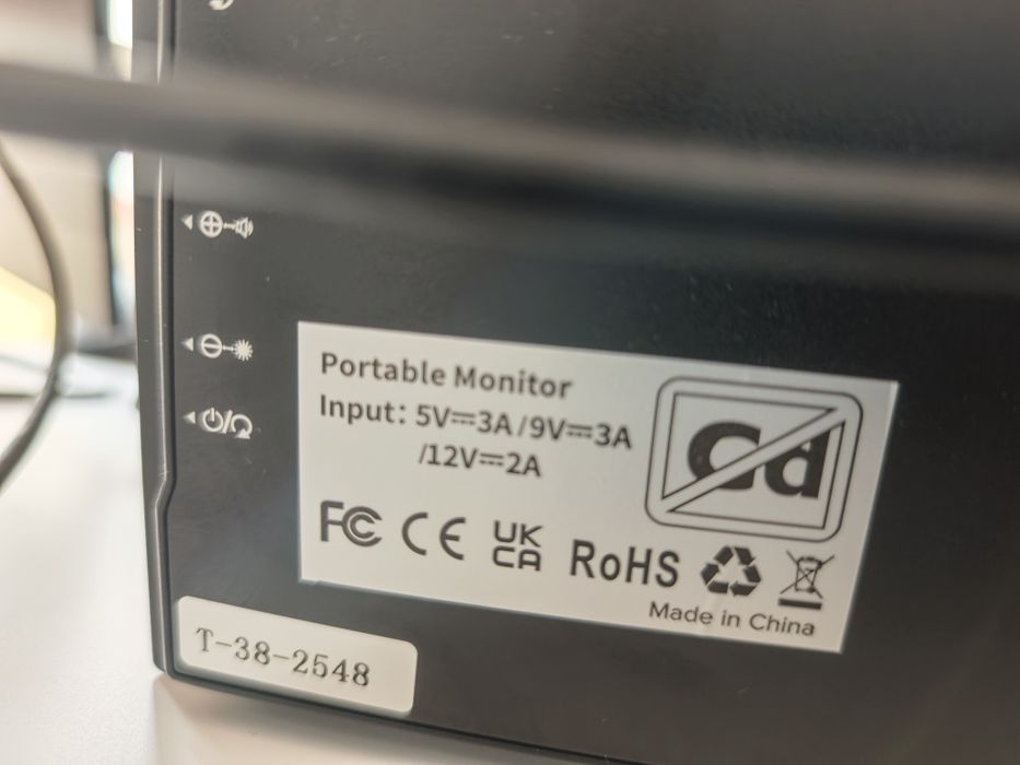 Monitor przenośny 23,8 Uperfect. FHD. Jak Nowy.