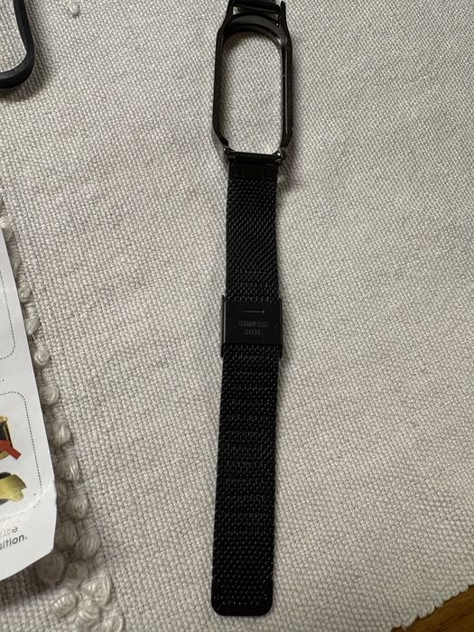 Bracelete MiBand 3/4/5 metalica nova