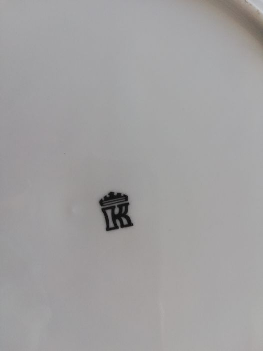 Talerze porcelanowe obiadowe 6szt prl