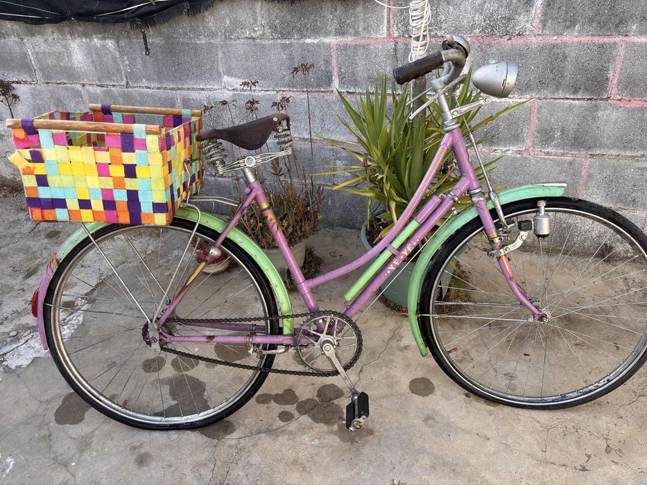 Bicicleta com cesto