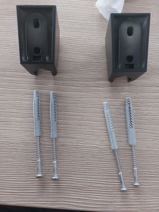 Nowy HANSGROHE Uchwyt prysznicowy Porter S Czarny Matowy