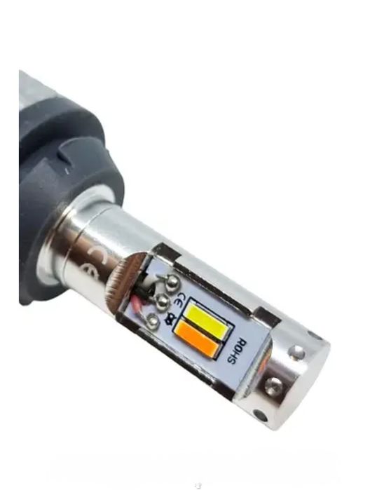 ДХО в ПОВОРОТ Led  white+yellow лампа 1157 7443 Canbus  Обманка