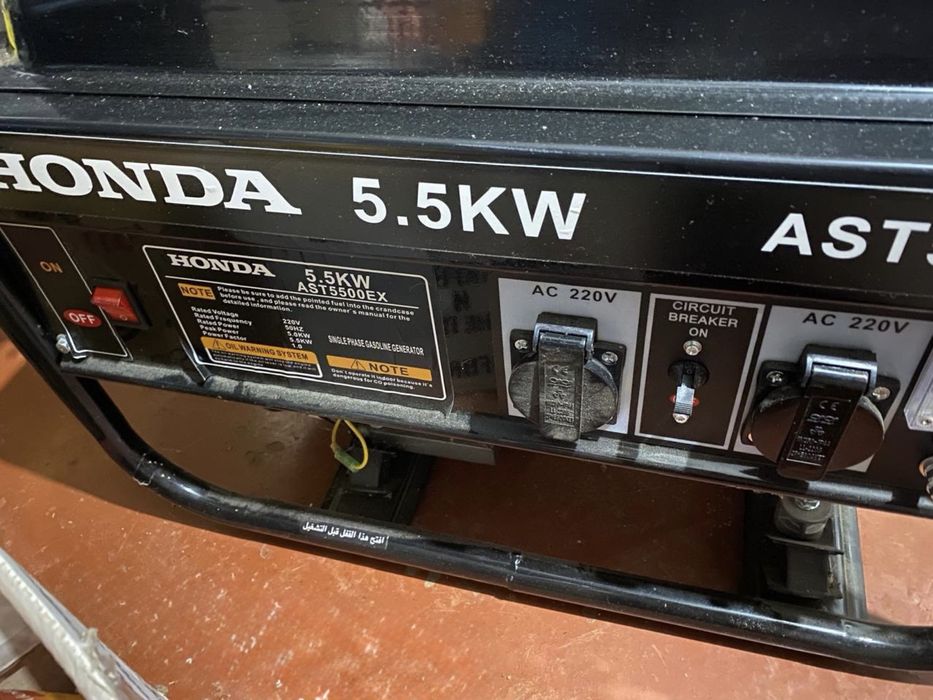 Продам генератор Honda 5.5 kw