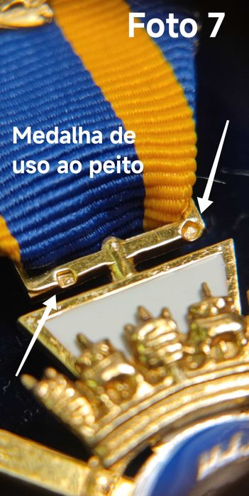 MEDALHA MILITAR CRUZ NAVAL 1ª Classe