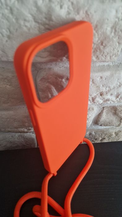 Strap Silicone Case do Iphone 14 Pro Max  pomarańczowy
