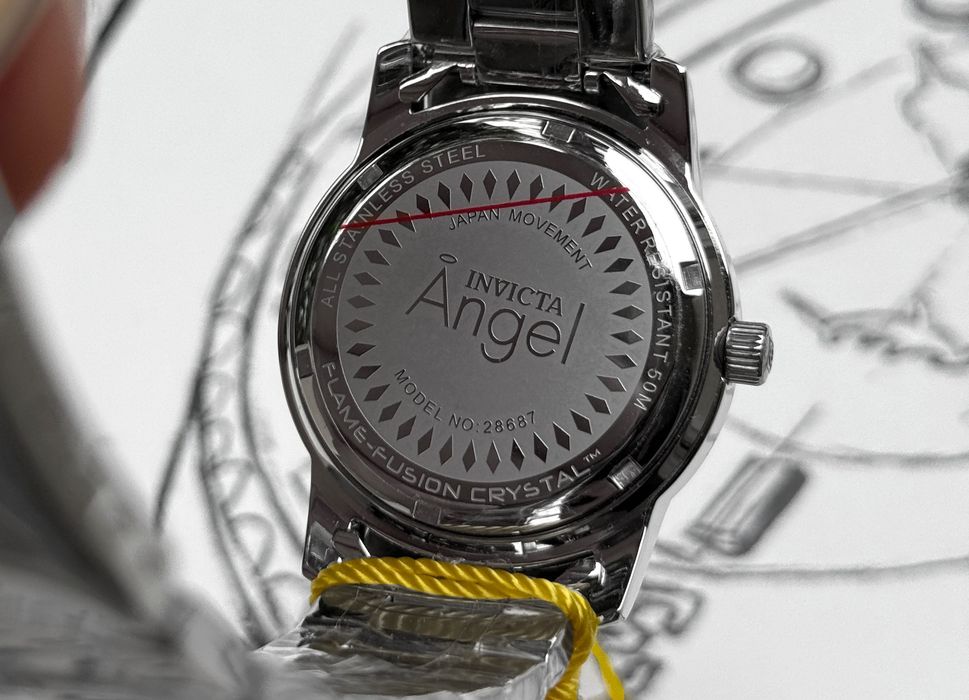 Годинник жіночий Invicta Angel 28687 Mother of Pearl 38 mm. WR 50 MT