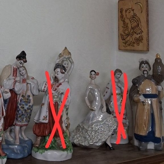 Фарфорові порцеляни статуетки ссср