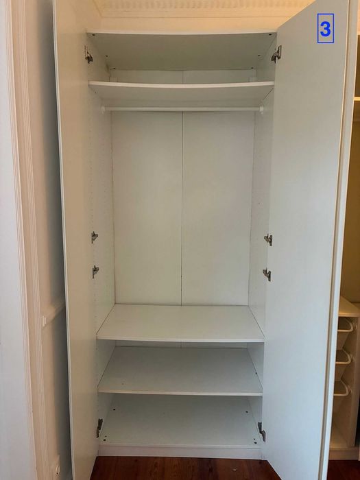 Roupeiro IKEA PAX 1m largura