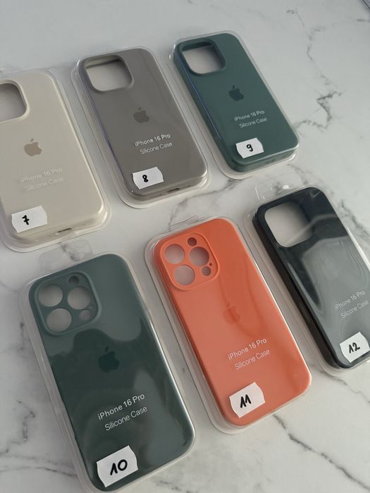 Silikonowe etui na iPhone 16 Pro