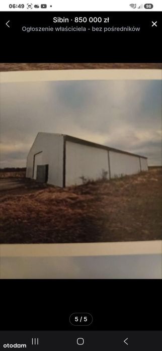 Siedlisko 0,4 ha + 2 hale 520 m² z pozwoleniem na dom, 20 min od morza - Widok 2