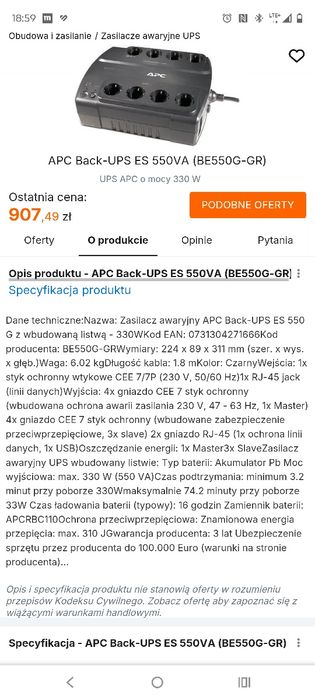 Zasilacz awaryjny UPS