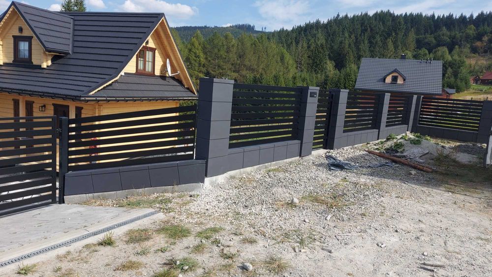 OOGRODZENIE BETONOWE, ala klinkier bloczek ogrodzeniowy