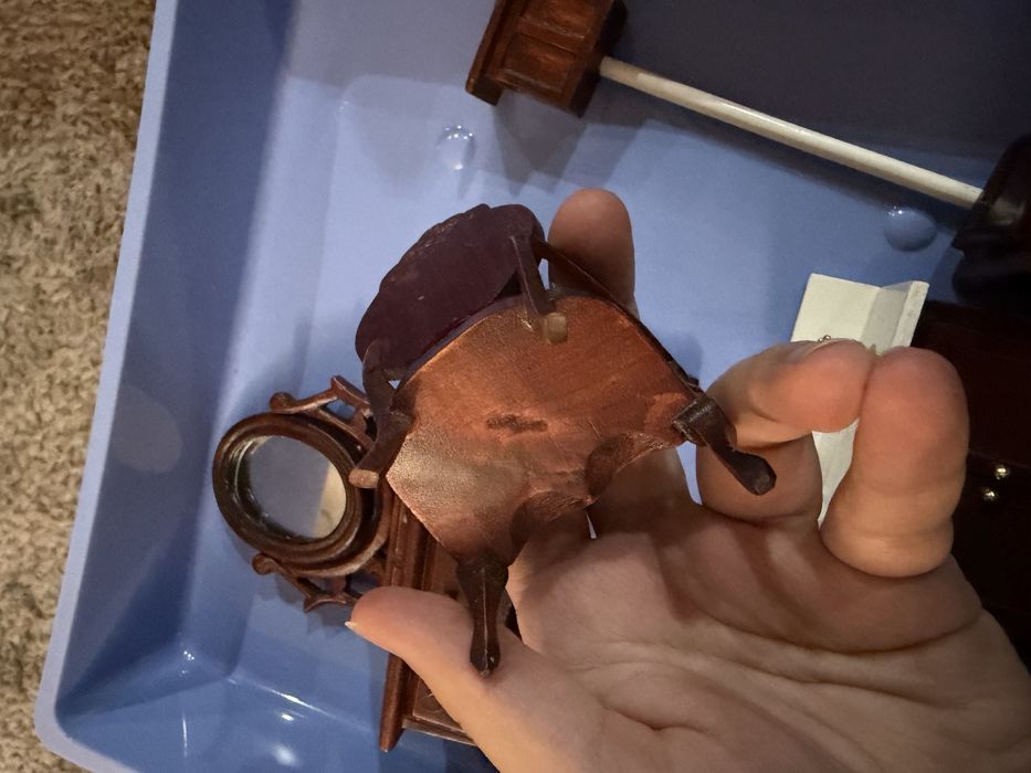 Conjunto mobiliario casa de bonecas