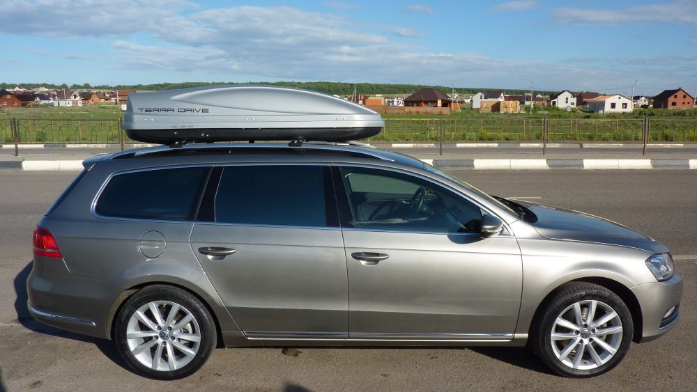 Автобокс на крышу Terra Drive-480л сірий чорний 196*75*43 БВ вживаний