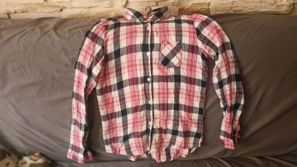 Koszula dziewczęca zapinana