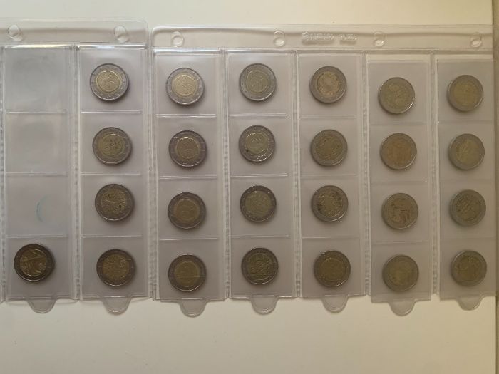 Moedas Comemorativas Circuladas 2 Euros