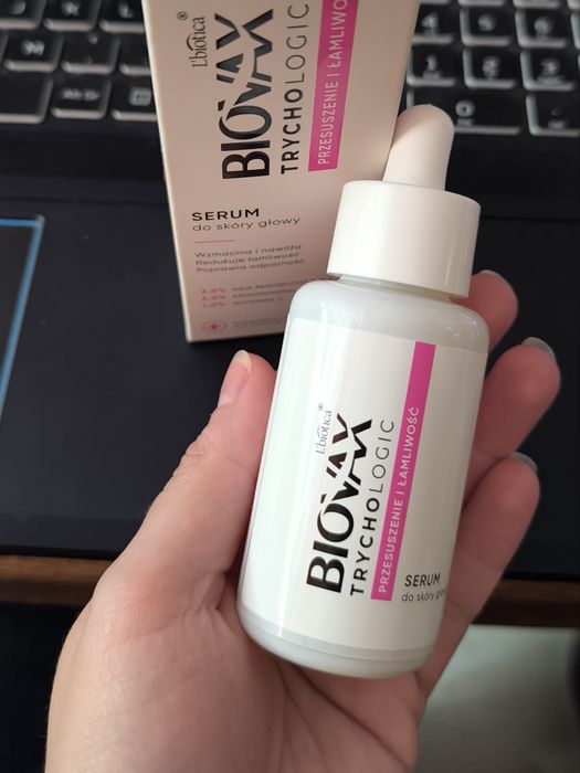 Trychologiczne serum do skóry głowy Biovax