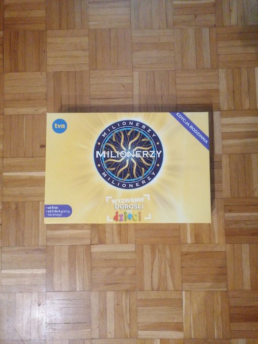 Gra planszowa Milionerzy dorośli vs dzieci