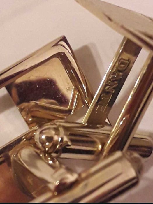 Spinki do mankietów pozłacane