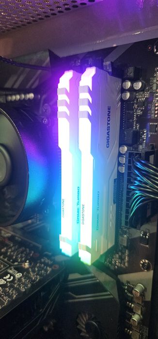 Gigastone Game Turbo RGB White 32gb (2x16gb) ddr4 3600MHz CL18 -  kit novo!