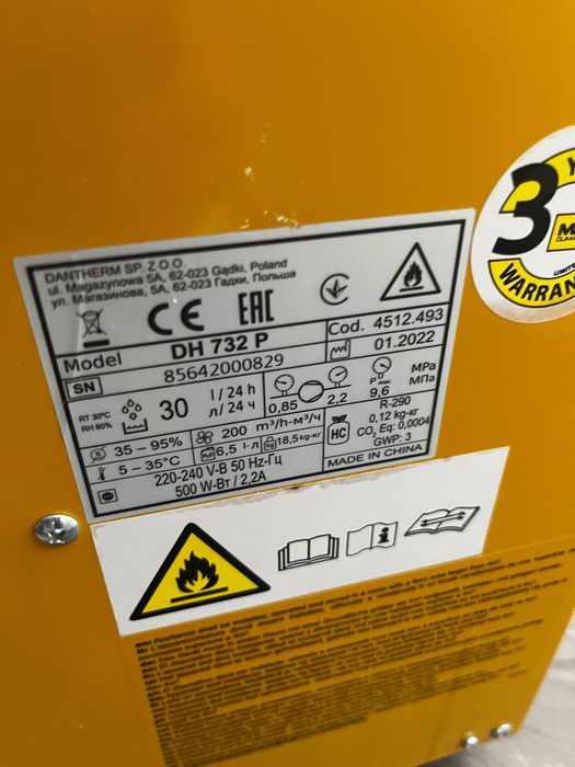 Osuszacz powietrza Master